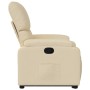 Sillón reclinable elevable de tela color crema en Sillones | Comprar online en Foru.es