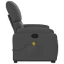 Silla de masaje reclinable de pie de tela gris oscuro en Sillones | Comprar online en Foru.es