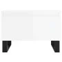 Center tables 2 units engineered wood glossy white 50x46x35 cm by vidaXL, Coffee table - Ref: Foro24-830881, Price: 66,99 €, ...