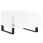 Center tables 2 units engineered wood glossy white 50x46x35 cm by vidaXL, Coffee table - Ref: Foro24-830881, Price: 66,99 €, ...