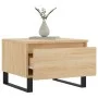 Mesas de centro 2 uds madera ingeniería roble Sonoma 50x46x35cm de vidaXL, Mesas de centro - Ref: Foro24-830883, Precio: 63,3...