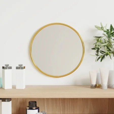 Espejo de pared redondo dorado Ø20 cm de vidaXL, Espejos - Ref: Foro24-348178, Precio: 18,59 €, Descuento: %