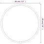 Espejo de pared redondo dorado Ø20 cm de vidaXL, Espejos - Ref: Foro24-348178, Precio: 18,59 €, Descuento: %