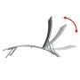 Tumbona de acero y textilene negra de vidaXL, Tumbonas - Ref: Foro24-42866, Precio: 101,98 €, Descuento: %