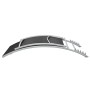 Tumbona de acero y textilene negra de vidaXL, Tumbonas - Ref: Foro24-42866, Precio: 101,98 €, Descuento: %