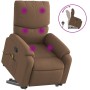 Silla de masaje reclinable de pie de tela marrón en Sillones | Comprar online en Foru.es