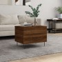 Mesa de centro madera contrachapada roble marrón 60x44,5x45 cm de , Mesas de centro - Ref: Foro24-830955, Precio: 55,49 €, De...