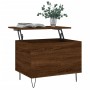 Mesa de centro madera contrachapada roble marrón 60x44,5x45 cm de , Mesas de centro - Ref: Foro24-830955, Precio: 55,49 €, De...