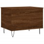Mesa de centro madera contrachapada roble marrón 60x44,5x45 cm de , Mesas de centro - Ref: Foro24-830955, Precio: 55,49 €, De...