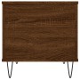 Mesa de centro madera contrachapada roble marrón 60x44,5x45 cm de , Mesas de centro - Ref: Foro24-830955, Precio: 55,49 €, De...