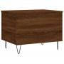Mesa de centro madera contrachapada roble marrón 60x44,5x45 cm de , Mesas de centro - Ref: Foro24-830955, Precio: 55,49 €, De...