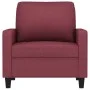 Sillón de tela rojo tinto 60 cm de , Sofás - Ref: Foro24-359153, Precio: 146,54 €, Descuento: %