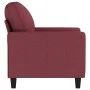 Sillón de tela rojo tinto 60 cm de , Sofás - Ref: Foro24-359153, Precio: 146,54 €, Descuento: %