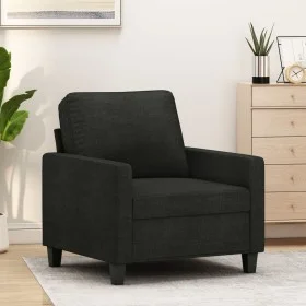 Sillón de tela negro 60 cm de , Sofás - Ref: Foro24-359151, Precio: 154,01 €, Descuento: %