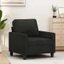 Sillón de tela negro 60 cm de , Sofás - Ref: Foro24-359151, Precio: 154,01 €, Descuento: %