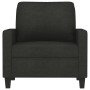 Sillón de tela negro 60 cm de , Sofás - Ref: Foro24-359151, Precio: 165,13 €, Descuento: %