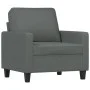 Juego de sofás con cojines 4 piezas tela gris oscuro de , Sofás - Ref: Foro24-3201437, Precio: 713,20 €, Descuento: %