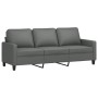 Juego de sofás con cojines 4 piezas tela gris oscuro de , Sofás - Ref: Foro24-3201437, Precio: 726,05 €, Descuento: %