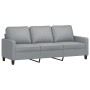 Juego de sofás con cojines 3 piezas tela gris claro de , Sofás - Ref: Foro24-3201468, Precio: 515,92 €, Descuento: %