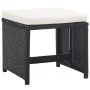 5-piece garden dining set with black synthetic rattan cushions by vidaXL, Garden sets - Ref: Foro24-42521, Price: 310,72 €, D...