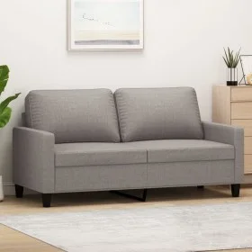 2-seater sofa in taupe gray fabric 140 cm by , Sofas - Ref: Foro24-359170, Price: 199,52 €, Discount: %