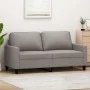 2-seater sofa in taupe gray fabric 140 cm by , Sofas - Ref: Foro24-359170, Price: 199,52 €, Discount: %