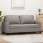 Sofá de 2 plazas de tela gris taupé 140 cm de , Sofás - Ref: Foro24-359170, Precio: 202,92 €, Descuento: %