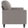 Sofá de 2 plazas de tela gris taupé 140 cm de , Sofás - Ref: Foro24-359170, Precio: 202,92 €, Descuento: %
