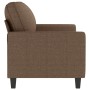 Sofá de 2 plazas de tela marrón 140 cm de , Sofás - Ref: Foro24-359166, Precio: 217,18 €, Descuento: %