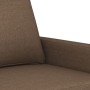 Sofá de 2 plazas de tela marrón 140 cm de , Sofás - Ref: Foro24-359166, Precio: 217,18 €, Descuento: %