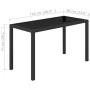 5-teiliges Garten-Essset und Kissen Kunstrattan schwarz von vidaXL, Gartensets - Ref: Foro24-42521, Preis: 310,72 €, Rabatt: %