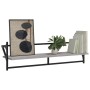 Estantes de pared con barras 2 uds gris Sonoma 100x25x30 cm de , Estantes y estanterías - Ref: Foro24-836251, Precio: 32,10 €...
