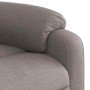 Sillón reclinable de masaje elevable tela gris taupé en Sillones | Comprar online en Foru.es