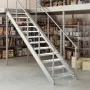 Peldaño de rejilla acero galvanizado 80x24x7 cm de , Alfombrillas para escalones - Ref: Foro24-155684, Precio: 47,65 €, Descu...