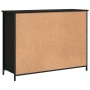 Aparador de madera de ingeniería negro 100x35x75 cm de , Aparadores - Ref: Foro24-835509, Precio: 93,25 €, Descuento: %