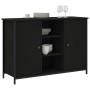 Aparador de madera de ingeniería negro 100x35x70 cm de , Aparadores - Ref: Foro24-835514, Precio: 95,09 €, Descuento: %