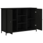 Aparador de madera de ingeniería negro 100x35x70 cm de , Aparadores - Ref: Foro24-835514, Precio: 95,09 €, Descuento: %