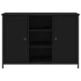 Aparador de madera de ingeniería negro 100x35x70 cm de , Aparadores - Ref: Foro24-835514, Precio: 93,61 €, Descuento: %