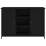 Aparador de madera de ingeniería negro 100x35x70 cm de , Aparadores - Ref: Foro24-835514, Precio: 95,09 €, Descuento: %