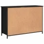 Aparador de madera de ingeniería negro 100x35x70 cm de , Aparadores - Ref: Foro24-835514, Precio: 93,61 €, Descuento: %