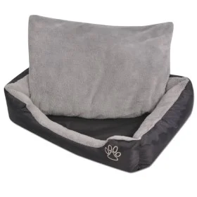 Cama para perros con cojín acolchado Talla XXL Negro de vidaXL, Camas para perros - Ref: Foro24-170423, Precio: 61,07 €, Desc...