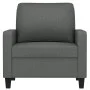 Sillón de tela gris oscuro 60 cm de , Sofás - Ref: Foro24-359148, Precio: 153,75 €, Descuento: %