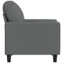 Sillón de tela gris oscuro 60 cm de , Sofás - Ref: Foro24-359148, Precio: 153,75 €, Descuento: %