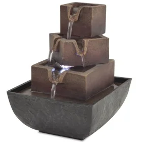 Fuente de agua de interior con luz LED poliresina de vidaXL, Fuentes y cascadas - Ref: Foro24-244285, Precio: 25,07 €, Descue...