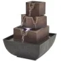 Fuente de agua de interior con luz LED poliresina de vidaXL, Fuentes y cascadas - Ref: Foro24-244285, Precio: 25,07 €, Descue...