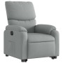 Sillón eléctrico reclinable elevable de tela gris claro en Sillones | Comprar online en Foru.es