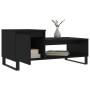 Mesa de centro madera contrachapada negro 100x50x45 cm de , Mesas de centro - Ref: Foro24-830837, Precio: 60,35 €, Descuento: %