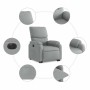 Sillón eléctrico reclinable elevable de tela gris claro en Sillones | Comprar online en Foru.es