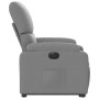 Sillón eléctrico reclinable elevable de tela gris claro en Sillones | Comprar online en Foru.es