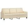 Sofagarnitur mit Kissen, 4-teilig, cremefarbener Stoff von , Sofas - Ref: Foro24-3201438, Preis: 667,50 €, Rabatt: %